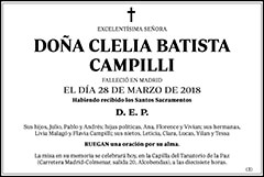 Clelia Batista Campilli